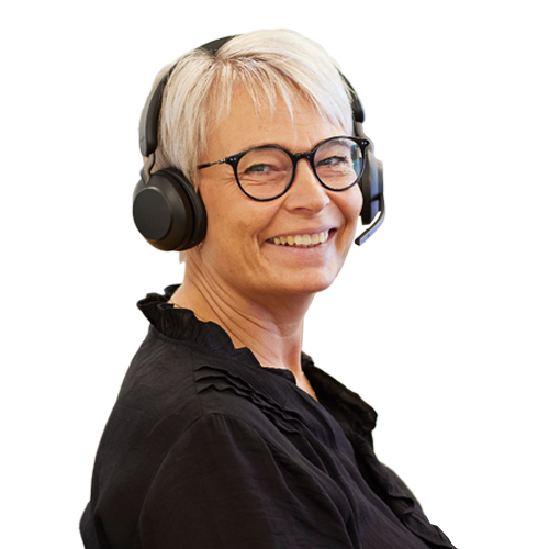 DA med headset